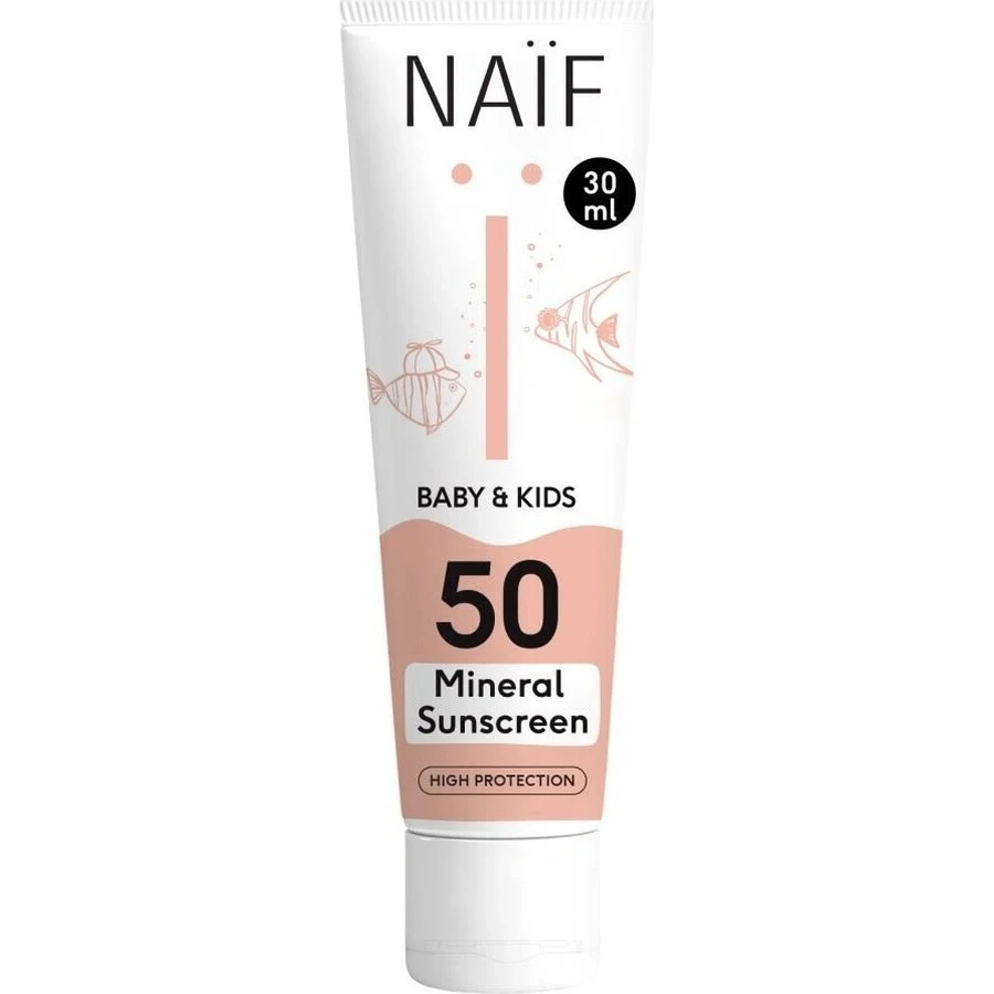 NAÏF Защитный солнцезащитный крем SPF 50 для детей и младенцев 1×30 мл, солнцезащитный крем: цены и характеристики