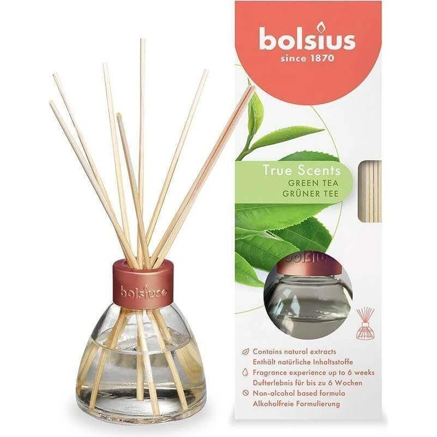 Ароматичні палички Bolsius Aromatic 2.0 Diffuser Green Tea 1×45 мл, ароматизатор для квартири: ціни та характеристики