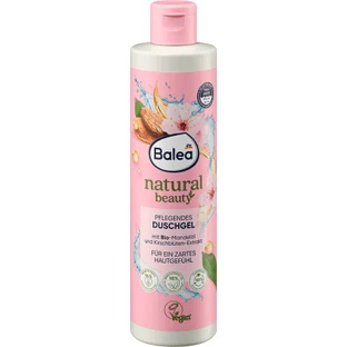 Гель для душа Balea Natural Beauty Extract с миндальным маслом и восковыми цветами, 250 мл
