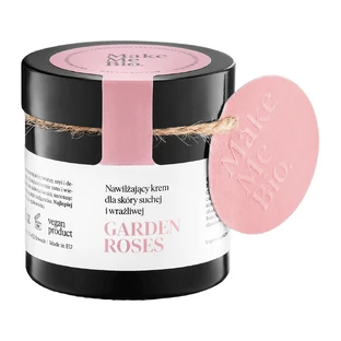 Make Me Bio Garden Roses, зволожуючий крем для сухої та чутливої шкіри, 60 мл КОРОТКИЙ ТЕРМІН