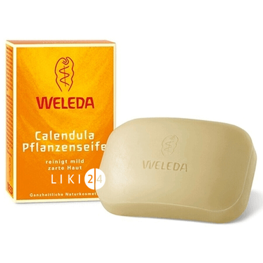 Растительное мыло для младенцев Weleda Календула 100 г: цены и характеристики