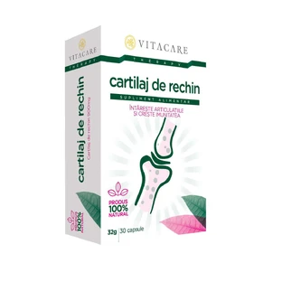 Акулячий хрящ, 30 капсул, Vitacare