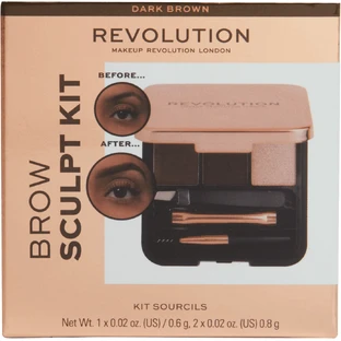 Revolution Brow Sculpt Kit Темний набір для догляду за бровами