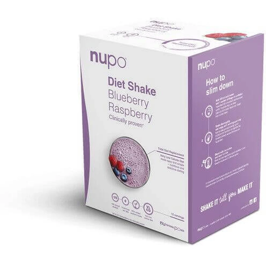 Порошок для приготовления диетического напитка Nupo Diet - со вкусом черной смородины и малины 384 г: цены и характеристики