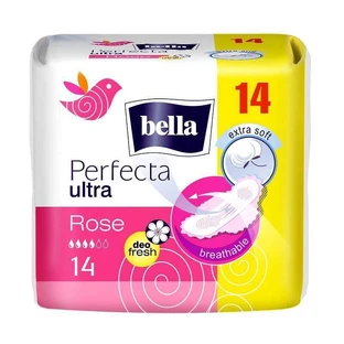 Гігієнічні прокладки Bella Perfecta Ultra Rose, 4 краплі, 14 шт.