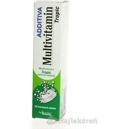 ADDITIVA MULTIVITAMIN Tropic 1×20 табл, полівітамінний: ціни та характеристики