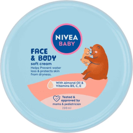Нежный крем для лица и тела, 200 мл, Nivea Baby: цены и характеристики