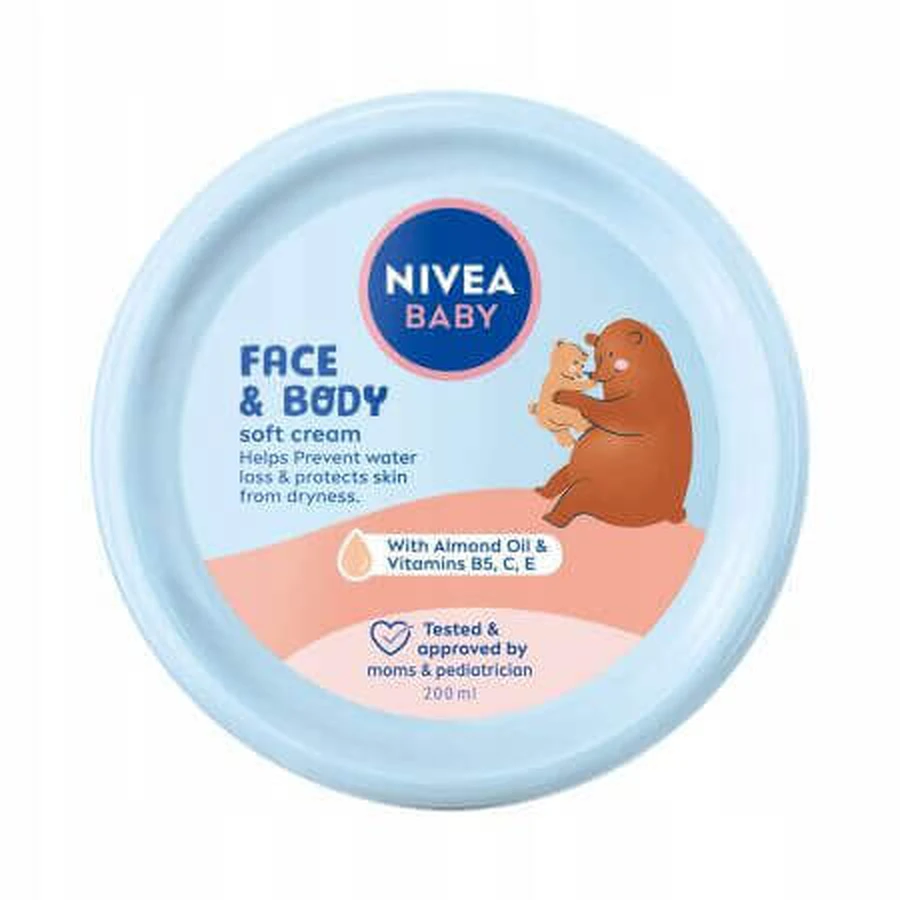 Нежный крем для лица и тела, 200 мл, Nivea Baby: цены и характеристики