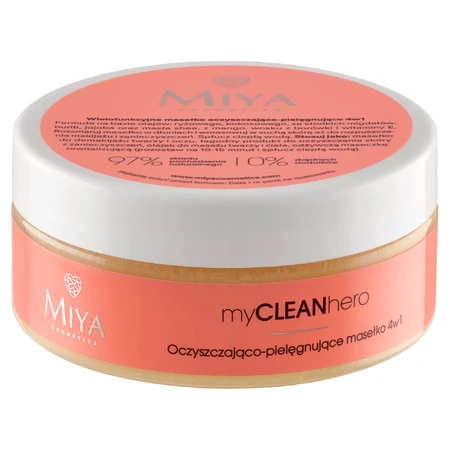 Miya Cosmetics Маска для вмивання та очищення обличчя 4в1, 70г: ціни та характеристики