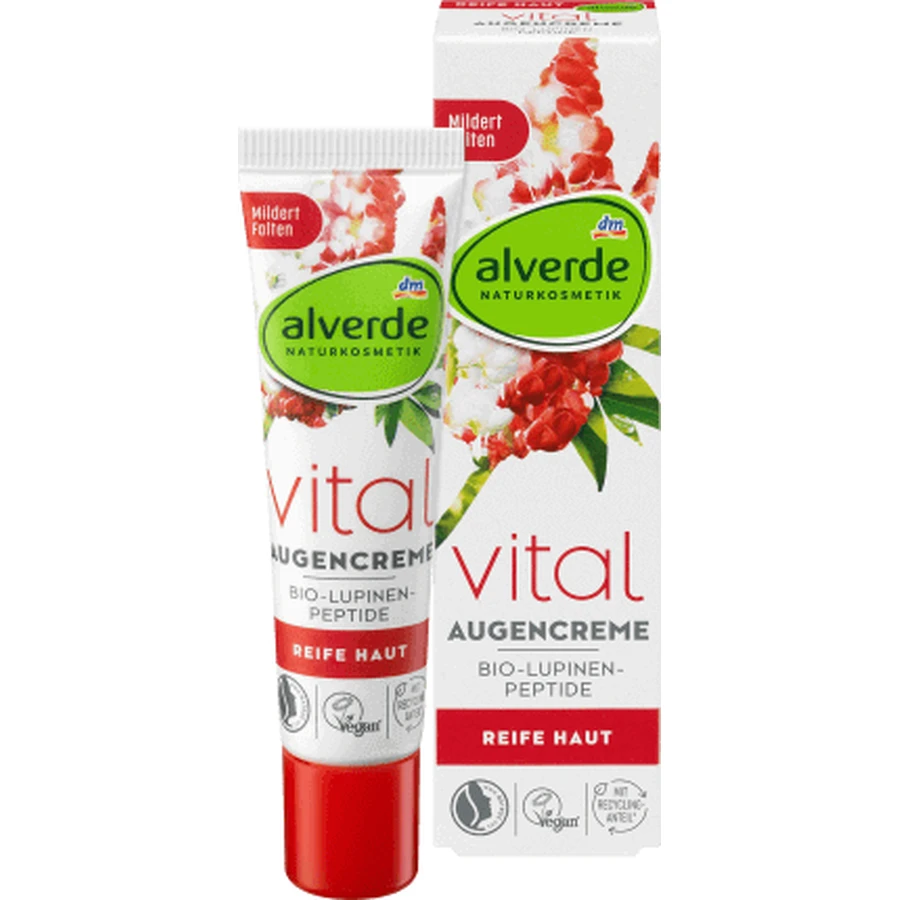 Alverde Naturkosmetik Vital lupine & peptide eye cream, 15 мл: цены и характеристики