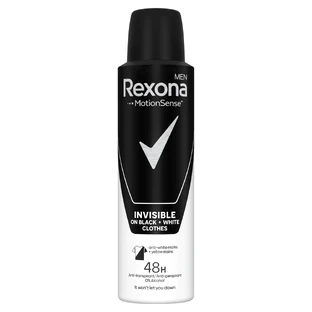 Rexona Men, Invisible Black amp; White, Дезодорант, 150 мл