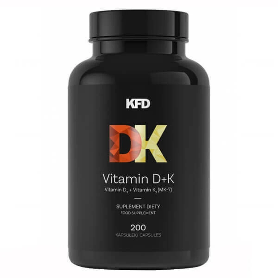 KFD Витамин D3 + K2, 200 капсул: цены и характеристики