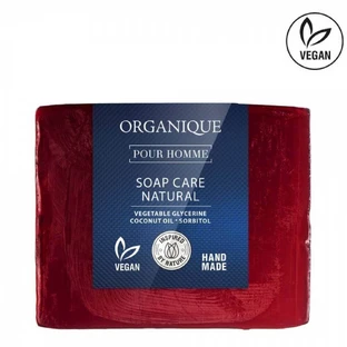 Живильне мило з бергамотом, гвоздикою та сандалом, 100 г, Pour Homme Organique