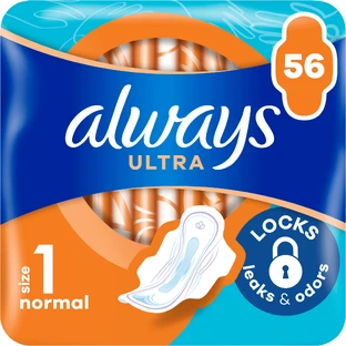 Always Ultra Hygienic Wolfs (ве. 1) с крылышками 56 шт.