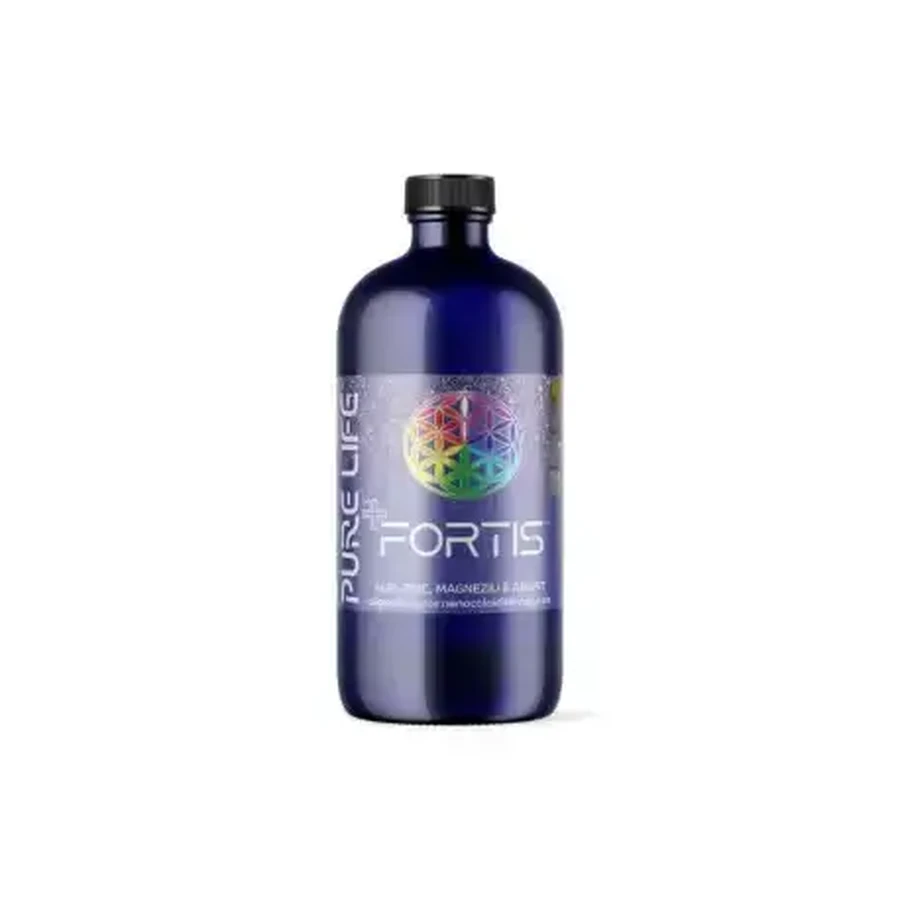 Золото, цинк, магній та колоїдне срібло Pure Life Fortis, 480 мл: ціни та характеристики