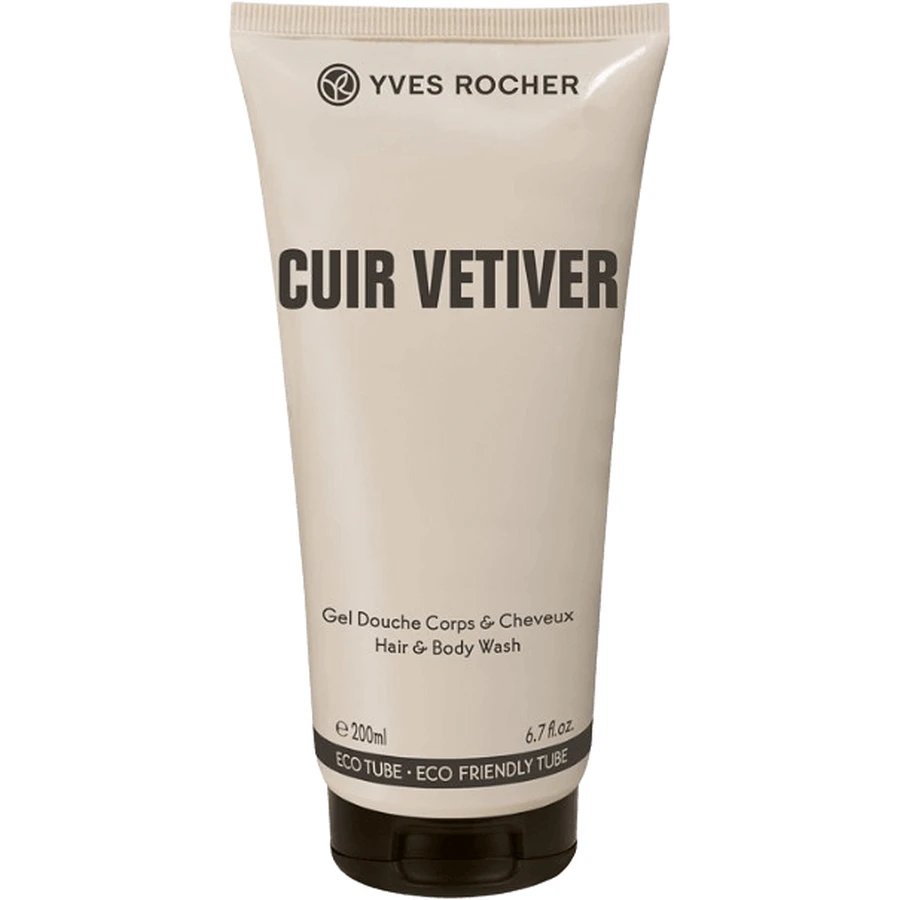 Ив Роше Гель для душа для тела и волос Cuir Vetiver 200 мл: цены и характеристики