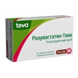 Розувастатин-Тева табл. п/плен. оболочкой 20 мг блистер №30