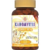 Витамин C детский, 100 мг, Кангавитес, вкус апельсина, Kangavites, Vitamin C, Solgar, 90 жевательных таблеток	