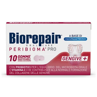 Зубная жвачка Peribioma Pro Biorepair, 10 жевательных таблеток, Coswell
