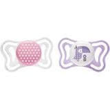 Пустышка Chicco Physio Light Silicone Dots/Tukan 2-6m+ 2 шт.