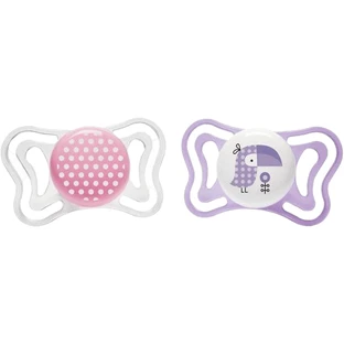 Chicco Physio Light Silicone Dot/Tukan Soother 2-6m+ 2 шт.