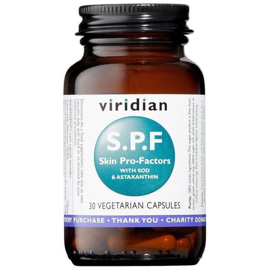 Viridian S.P.F Skin Pro Factor (Комплекс для підтримки шкіри) 30 капсул: ціни та характеристики