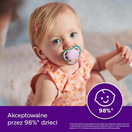 Avent Ultra Air, пустышка, силиконовая, симметричная, унисекс, SCF085/24, 0-6 месяцев, 2 штуки: цены и характеристики