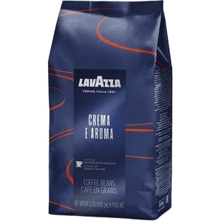 Еспресо Lavazza Crema e Aroma в зернах синьої кави 1000 г