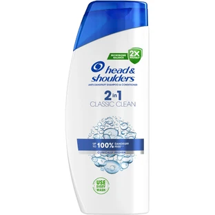 Head & Shoulders Classic Clean 2 в 1, ампула против перхоти 625 мл