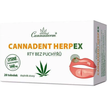Дієтична добавка Cannaderm Cannadent Herpex 1×28 таб, дієтична добавка: ціни та характеристики