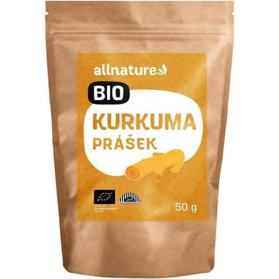 Allnature Куркума в порошку BIO 50 г: ціни та характеристики