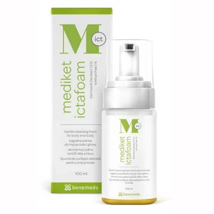Mediket Ictafoam, пенка для мытья тела и головы, 100 мл