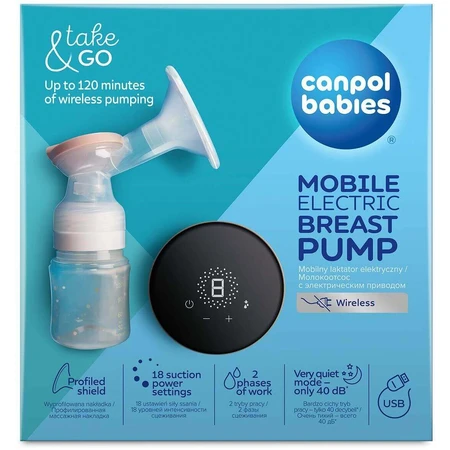 Canpol babies Портативный электрический молокоотсос: цены и характеристики