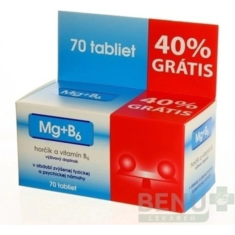 NP PHARMA MG + B6 40% бесплатно 1×70 табл, пищевая добавка: цены и характеристики