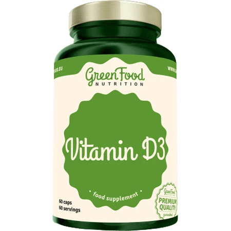 GreenFood Nutrition Вітамін D3 60 капсул: ціни та характеристики