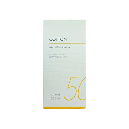 Missha All Around Safe Block Cotton Sun, захисний крем, SPF 50+, 50 мл: ціни та характеристики