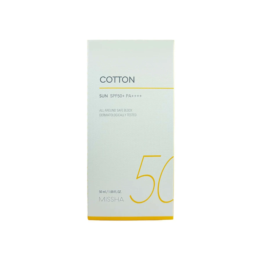 Missha All Around Safe Block Cotton Sun, захисний крем, SPF 50+, 50 мл: ціни та характеристики