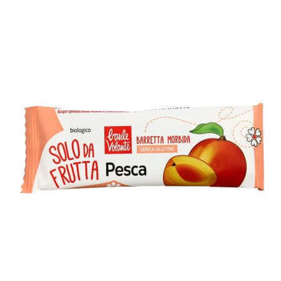 Органічний м'який батончик Solo da Frutta з персиком, 30 г, Baule Volante: ціни та характеристики