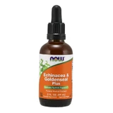 Ехінацея та ехінацея Goldenseal Plus (59 мл) NOW Foods