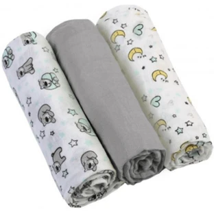BabyOno Супермягкие мулиновые подгузники edé 3 шт.