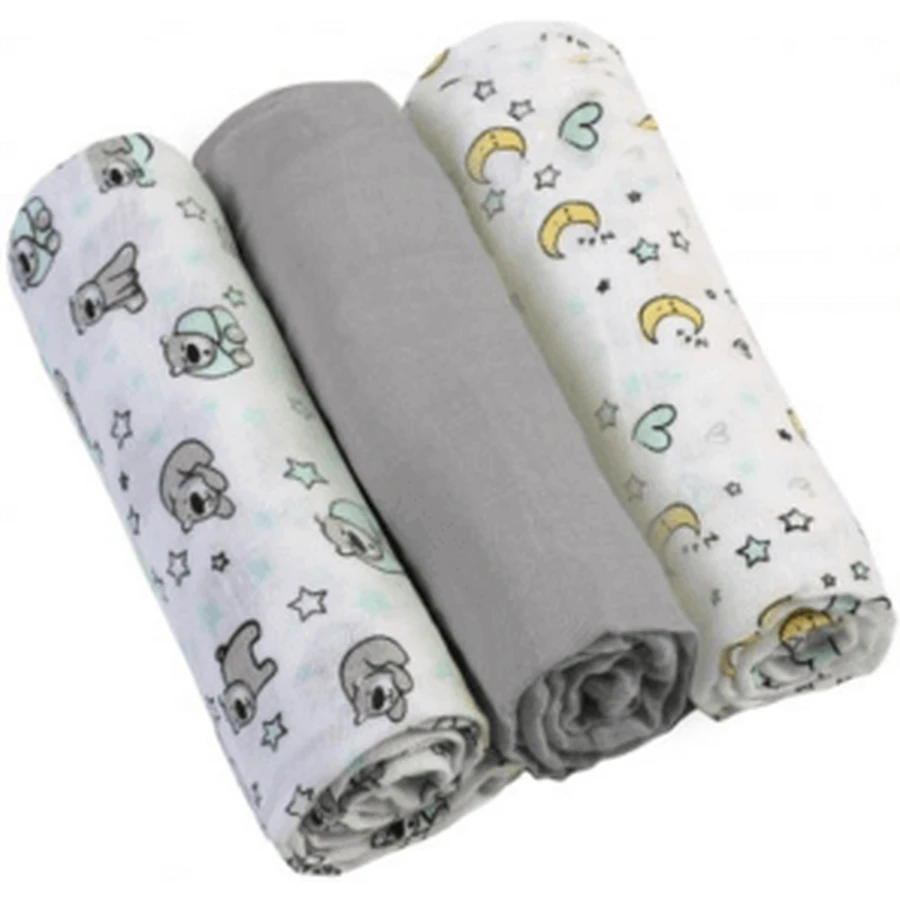 BabyOno Супермягкие мулиновые подгузники edé 3 шт.: цены и характеристики