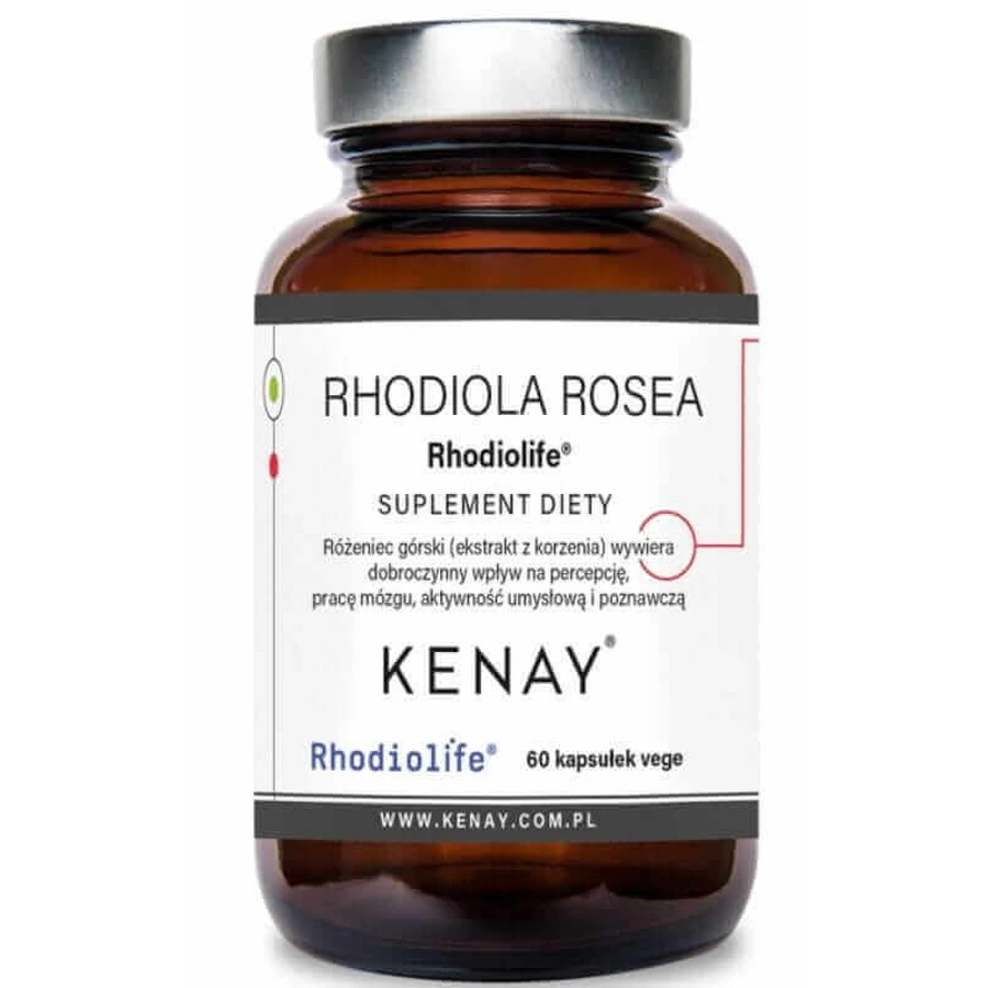 Родиола розовая Rhodiola rosea Rhodiolife 60 капсул Kenay: цены и характеристики
