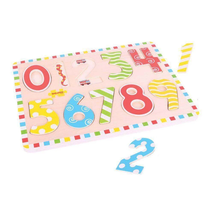 Большой пазл 123, + 3 года, Bigjigs: цены и характеристики