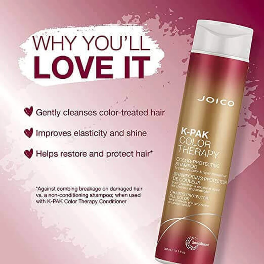 Joico K-Pak Colour Therapy Шампунь для окрашенных и поврежденных волос 300 мл: цены и характеристики
