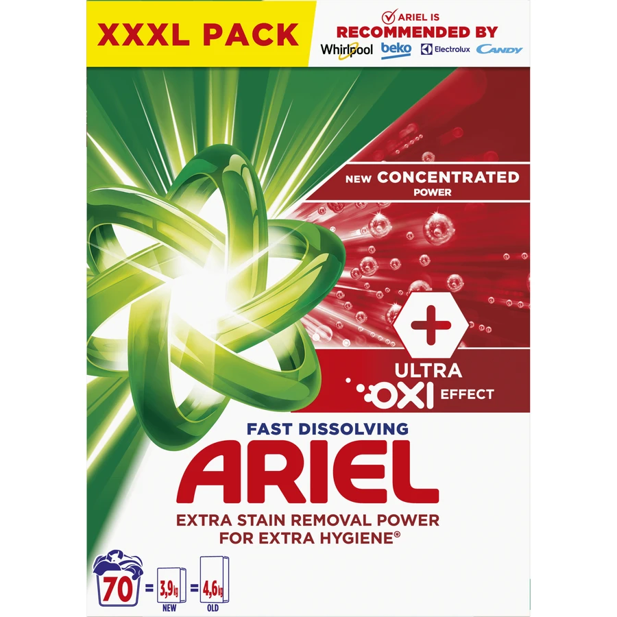 Порошок Ariel Oxi 3,85 кг: ціни та характеристики