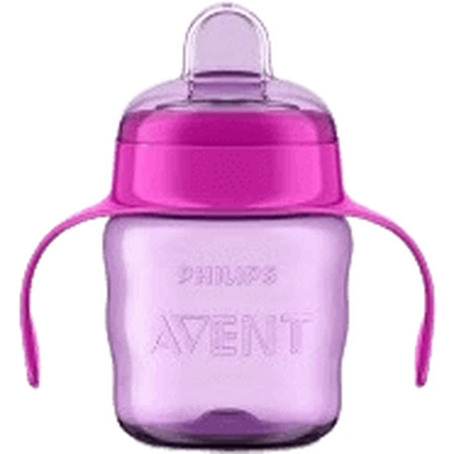 Чашка Philips Avent Classic з ручками від 6 місяців, силіконовий нагубник, дівчинка, 200 мл: ціни та характеристики