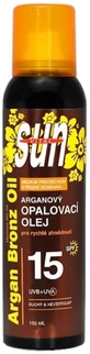 Vivaco Sun Аргановое сухое солнцезащитное масло SPF 15, 150 мл