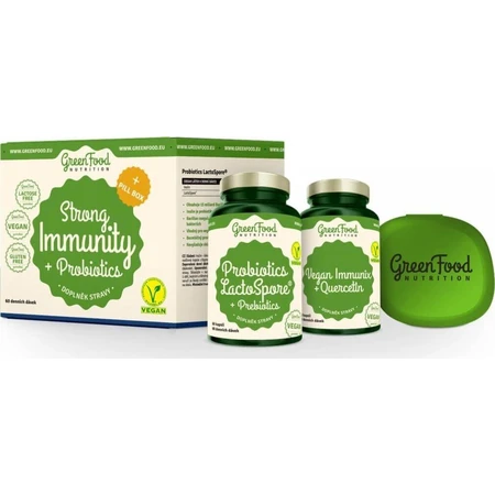 GreenFood Nutrition STRONG IMMUN+Probio+Pillbox 1×1set: цены и характеристики