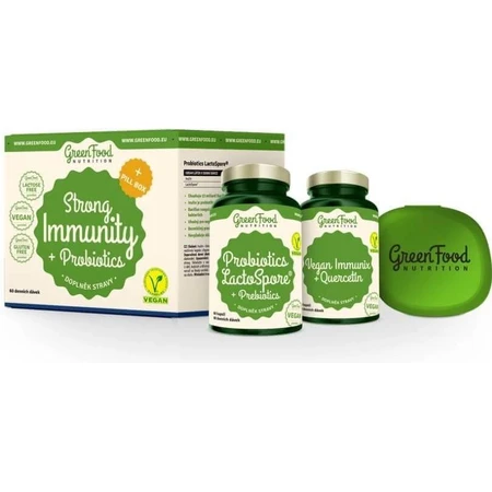 GreenFood Nutrition STRONG IMMUN+Probio+Pillbox 1×1set: цены и характеристики