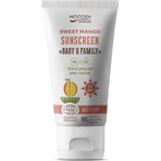 Ложка дерев'яна Сонцезахисний лосьйон для тіла Mango Baby & Family SPF 50 1×100 мл, Сонцезахисний лосьйон для тіла: ціни та характеристики